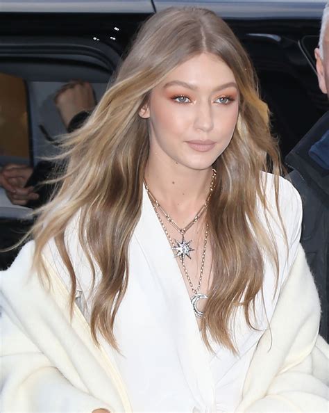 gigi hadid takes the season s most exciting makeup shade for a spin in