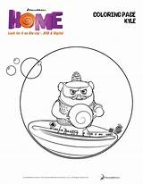 Coloring Dreamworks Must Animation Kyle Pages Oh sketch template