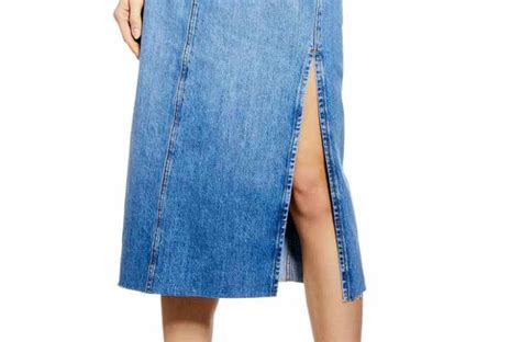 the perfect jean skirt for women over 50 better after 50