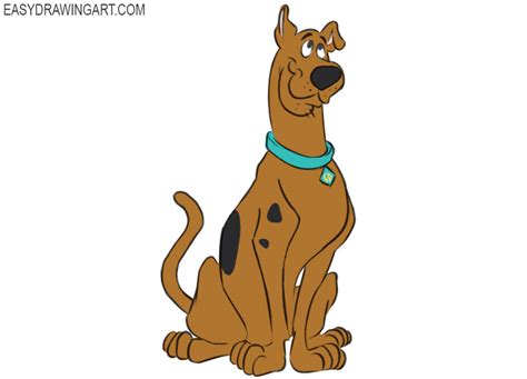 How To Draw Scooby Doo Easy Drawing Art