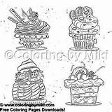 Candy Colouring Gummi Kaffee sketch template