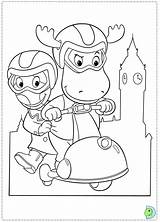 Backyardigans Coloring Pages Print Tasha Dinokids Close Getdrawings Getcolorings Comments sketch template