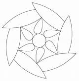 Zentangle Pattern sketch template