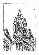 Catedral Sé sketch template