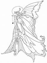 Pages Coloring Fairy Adults Fairies Colouring Adult Color Sheets Halloween Girl Printable Advanced Dragons Dragon Print Kids Coloringpagesabc Colour sketch template