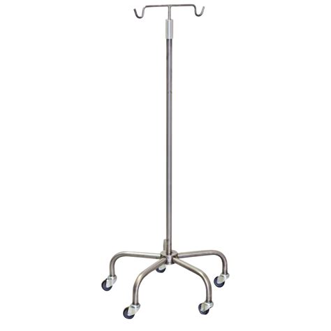 infusion pole iv pole mobile height adjustable ss drip stand  leg medicare