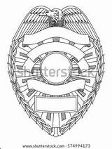 Coloring Loudlyeccentric Badge Nypd sketch template