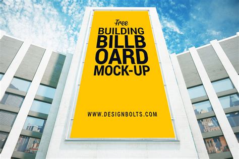 outdoor advertising building billboard mockup  mockup