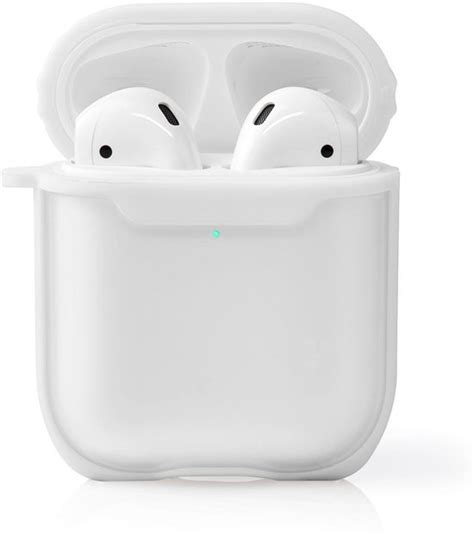 bolcom airpods  en airpods  case transparant wit