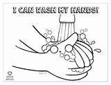 Handwashing Praying Coloringhome sketch template