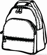 Backpack Coloring Pages Bag School Printable Color Supplies Colouring Getcolorings 6th Ab Grade sketch template