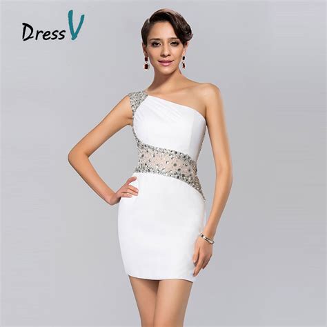 Buy Hot Trendy Short White Cocktail Dresses One