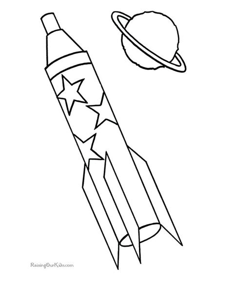space rocket coloring page  getdrawings