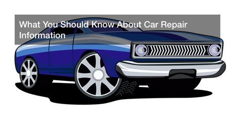 car repair information