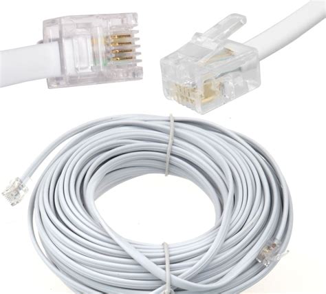 rj cable adsl uk bt broadband modem internet router landline tele phone lead ebay