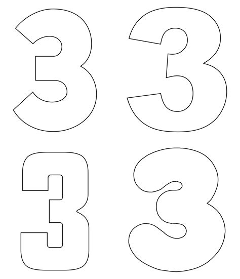 number  large printable numbers printable numbers  printable images