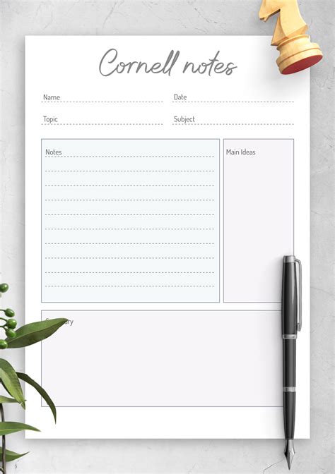 home decor printable note  template fillable note  template