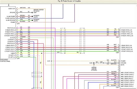 ford  radio wiring diagram gallery wiring diagram sample