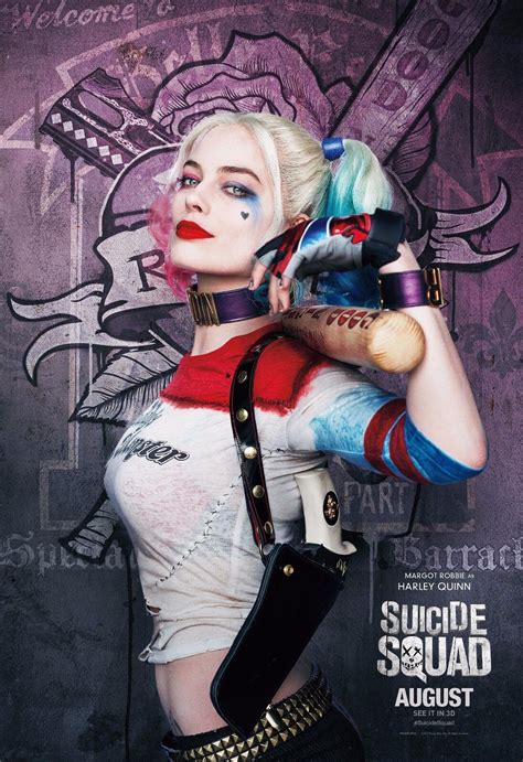 suicide squad  poster margot robbie harley quinn