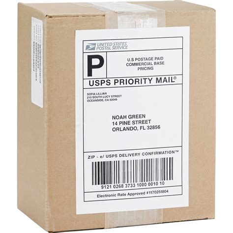 business source bsn bright white premium quality internet shipping labels  pack