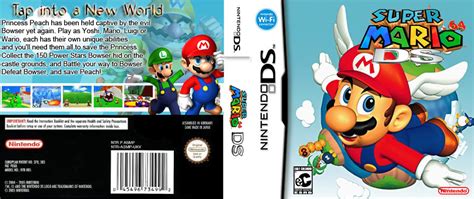 Super Mario 64 Ds Custom Cover By Starfireespo On Deviantart