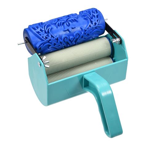 patterned paint roller decorative texture roller   single color painting machine