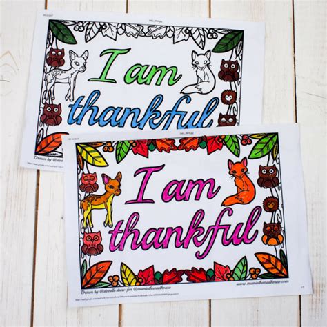 thankful colouring sheets thanksgiving coloring mum