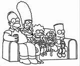 Simpson Bart Colouring Ausmalbilder Homer Sofa Drawings Coloringcity Colorare Família Sentada Malvorlagen Marge Disegni Tudodesenhos Getcolorings Erwachsene sketch template