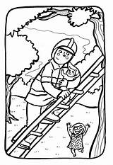 Coloring Fire Department Color Pages Kids Print Children sketch template