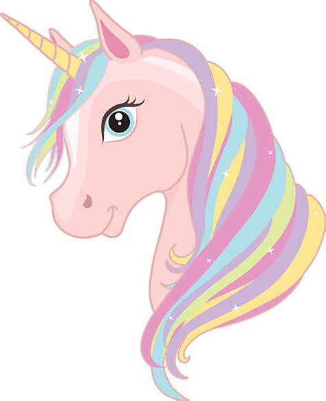 royalty  unicorn head clip art vector images illustrations istock