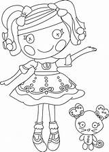 Rag Coloring Doll Dolls Pages Getcolorings Color sketch template