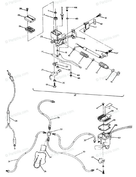 polaris atv  oem parts diagram  control assembly   partzillacom