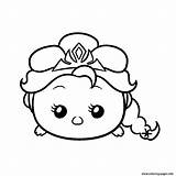 Tsum Elsa Disney Coloring Pages Frozen Printable Drawing Print Colouring Info Color Choose Board Getdrawings Princess sketch template