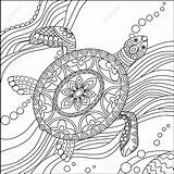 Coloring Turtle Pages Sea Adult Adults Animals Drawing Mandala Printable Color Tortuga Turtles Leatherback Sheets Line Realistic Cute Boyama Print sketch template