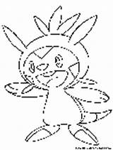 Chespin Pokemon Pages Coloring Grass Fun sketch template