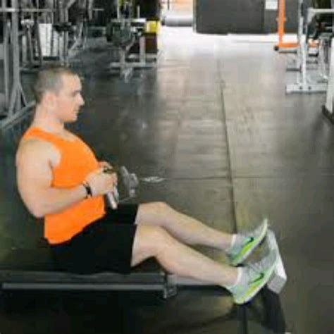 seated close grip cable row exercise how to workout trainer by skimble