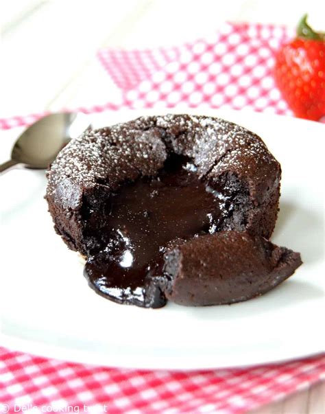 molten chocolate lava cake dels cooking twist