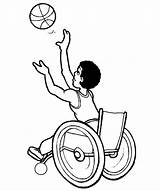 Coloring Pages Disabilities Kids Athletes Popular Disabled sketch template