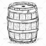 Keg Barrel Clipart Wooden Old Beer Drawing Made Powder Clipground Vector Cliparts Choose Board Sketch Illustration Clip Man Drawings sketch template