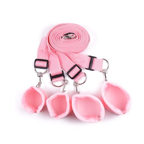 Nylon Strips Of Bondage Sex Sex In Bed Plush Pink Sex Toys For