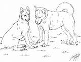 Husky Coloring Pages Dog Siberian Printable Breed Puppies Drawing Color Print Line Clipart Getdrawings Kids Designlooter Getcolorings Library Popular Cliparts sketch template