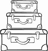 Suitcase Suitcases Koffer Maletas Colorare Disegni Valigie Maleta Malas Colorir Valige Ausmalbilder Colouring Valigia Supercoloring Outline Counseling Viaje Luggage Mala sketch template