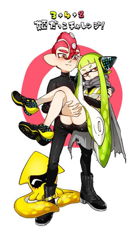 inkling and octoling splatoon splatoon 2 and splatoon 2 octo expansion drawn by yeneny