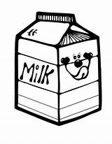 Milk Coloring Carton Colouring Box Clipart Pages Printable Cartoon Juice Template Drawing Color Draw Jug Puppy Kids Clip Cookies Cereal sketch template