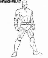 Colossus Draw Men Drawing Marvel Stepan Ayvazyan Tutorials Comics Posted sketch template