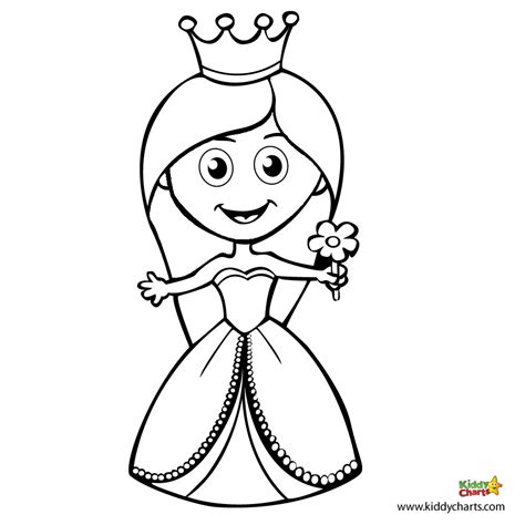 printable colouring pages princess