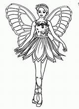 Fairy Coloring Pages Barbie Printable Beautiful Fairies Print Barbi Kids Color Mariposa Online Comments Coloringhome Pdf Getcolorings Popular Barb sketch template