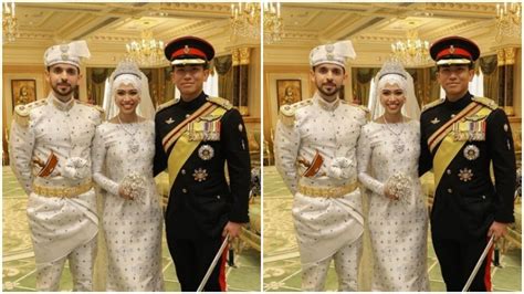 heres  sultan  bruneihassanal bolkiahs daughter wore   wedding fashion trends