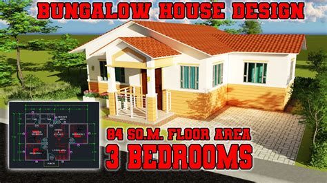 house design   bedrooms bungalow type youtube