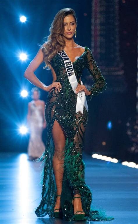 Miss Costa Rica 2018 Natalia Carvajal No Miss Universo Vestidos